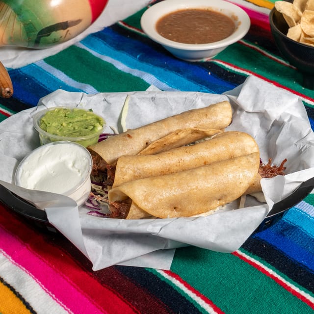 Two Taquitos Lunch.