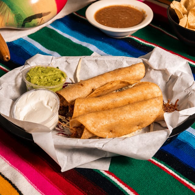 Two Taquitos Lunch.